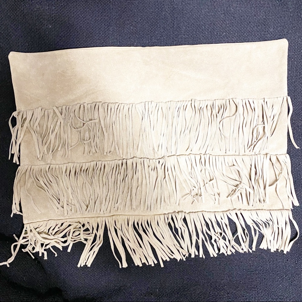 Williams Sonoma Home Genuine Leather Pillow Cover